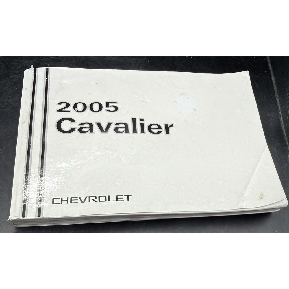 Original OEM Vehicle Owner's Manual -- 2005 Chevrolet Cavalier